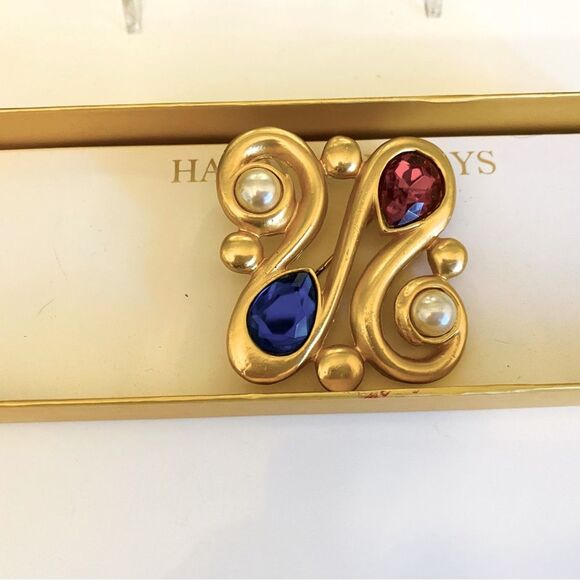Jewelry - Broche Red White and Blue pin